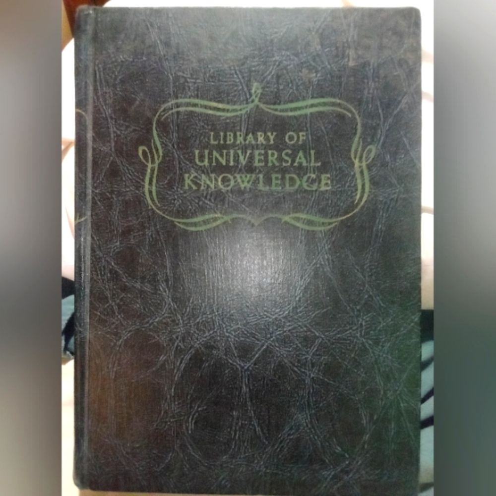 Library of universal knowledge. Vintage hardcover edition